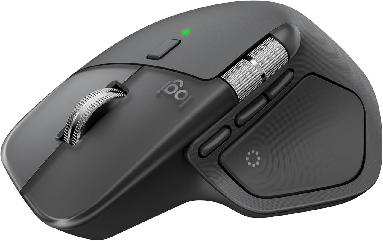 Graphite Logitech MX Master 4 wireless mouse