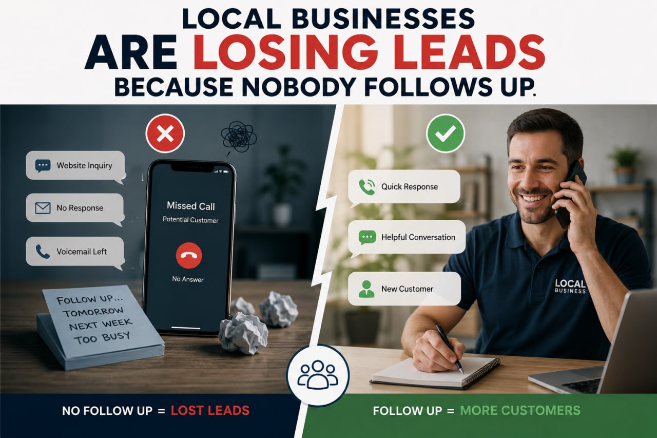 What We’re Noticing: Local Businesses Are Losing Leads Because Nobody Follows Up